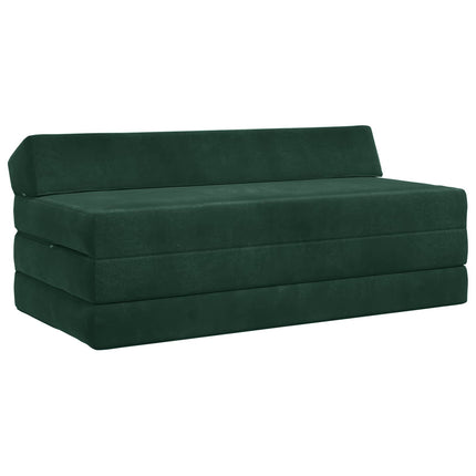 Samlebar Sofa Seng Mørkegrøn 120 x 60 x 49 cm Stof