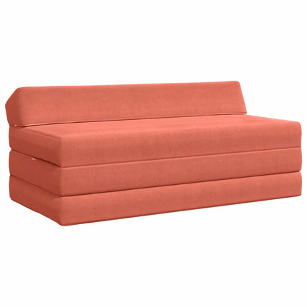 Samlebar Sofa Seng Rød orange 120 x 60 x 49 cm Stof