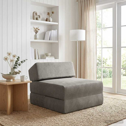 Samlebar Sofa Seng Lysegrå 60 x 70 x 41 cm Stof
