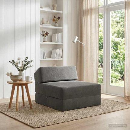 Samlebar Sofa Seng Mørkegrå 60 x 70 x 41 cm Stof
