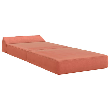Samlebar Sofa Seng Rød orange 60 x 70 x 41 cm Stof