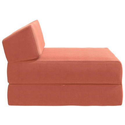 Samlebar Sofa Seng Rød orange 60 x 70 x 41 cm Stof