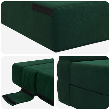 Samlebar Sofa Seng Mørkegrøn 70 x 72 x 60 cm Stof