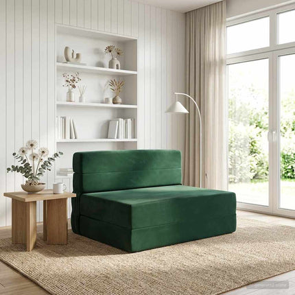 Samlebar Sofa Seng Mørkegrøn 70 x 72 x 60 cm Stof