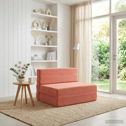 Samlebar Sofa Seng Rød orange 70 x 72 x 60 cm Stof