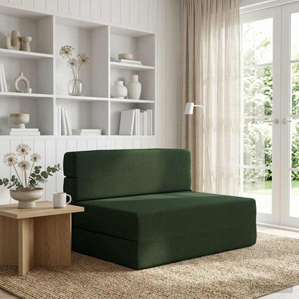 Samlebar Sofa Seng Mørkegrøn 70 x 80 x 60 cm Stof