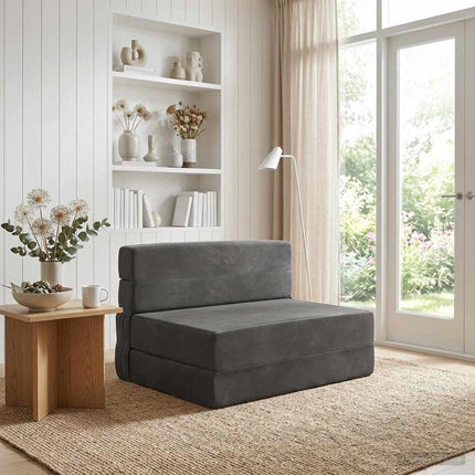 Samlebar Sofa Seng Mørkegrå 70 x 80 x 60 cm Stof