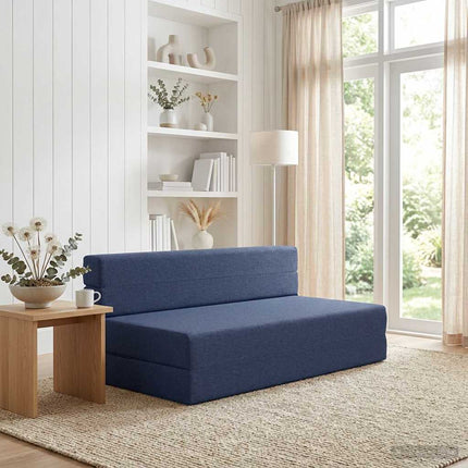 Samlebar Sofa Seng Blå 152 x 86,5 x 60 cm Stof