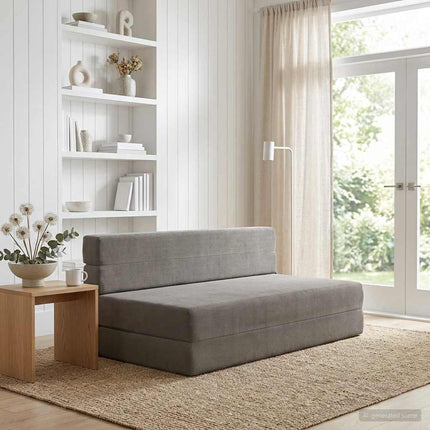 Samlebar Sofa Seng Lysegrå 152 x 86,5 x 60 cm Stof