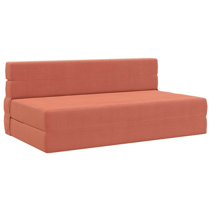 Samlebar Sofa Seng Rød orange 152 x 86,5 x 60 cm Stof