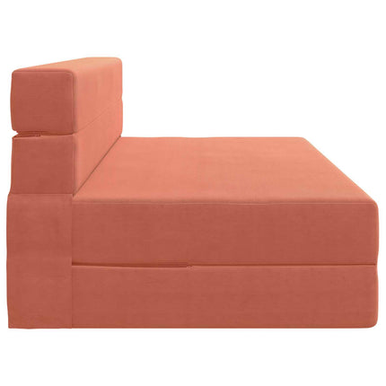 Samlebar Sofa Seng Rød orange 152 x 86,5 x 60 cm Stof