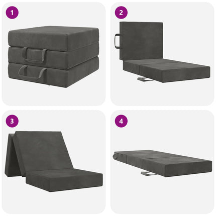 Samlebar Sofa Seng 90 x 63 x 45 cm Mørkegrå
