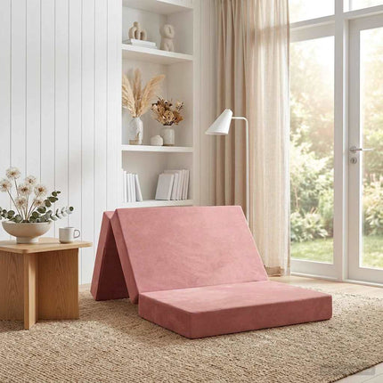 Samlebar Sofa Seng 100 x 67 x 45 cm Lyserød