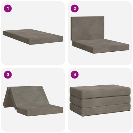 Samlebar Sofa Seng 100 x 67 x 45 cm Lysegrå