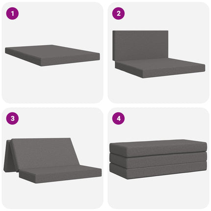 Samlebar Sofa Seng 120 x 67 x 45 cm Lysegrå