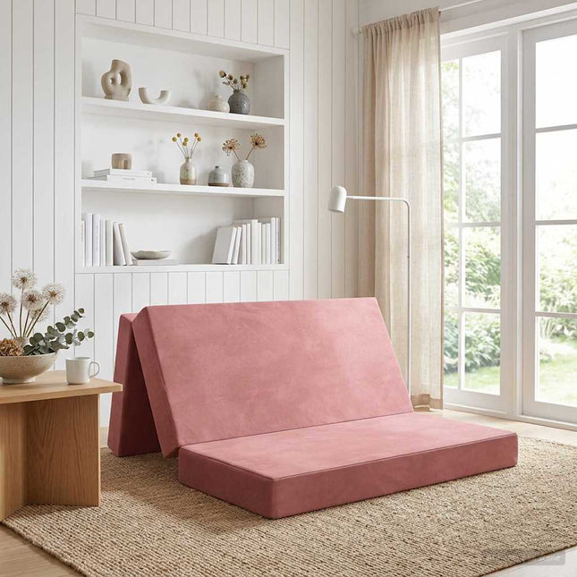 Samlebar Sofa Seng 160 x 67 x 45 cm Lyserød