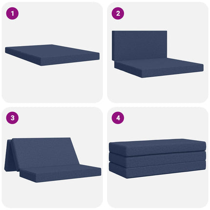 Samlebar Sofa Seng 160 x 67 x 45 cm Blå