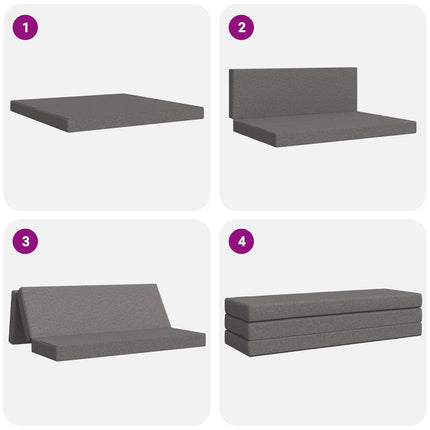 Samlebar Sofa Seng 180 x 67 x 45 cm Lysegrå