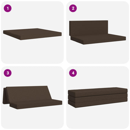 Samlebar Sofa Seng 180 x 67 x 45 cm Gråbrun