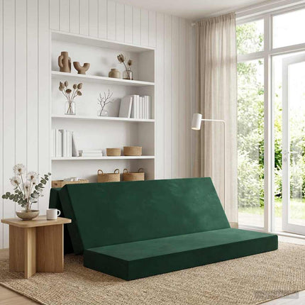 Samlebar Sofa Seng 200 x 67 x 45 cm Mørkegrøn