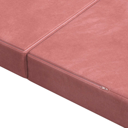 Samlebar Sofa Seng 180 x 67 x 45 cm Lyserød