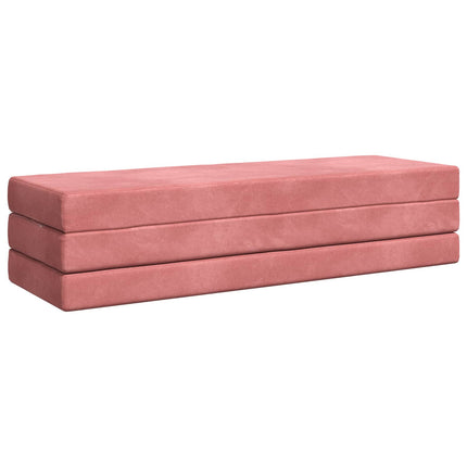 Samlebar Sofa Seng 180 x 67 x 45 cm Lyserød