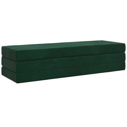 Samlebar Sofa Seng 200 x 67 x 45 cm Mørkegrøn