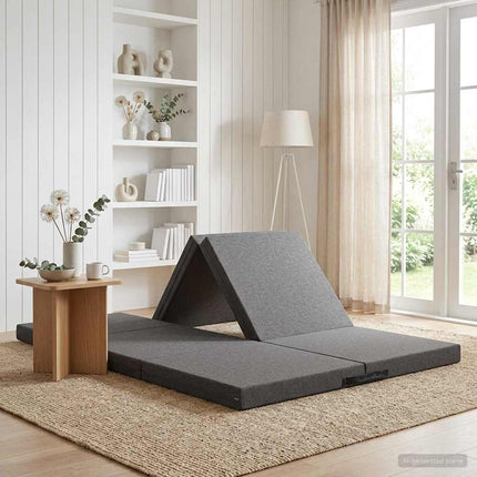 Samlebar Sofa Seng 140 x 67 x 45 cm Lysegrå