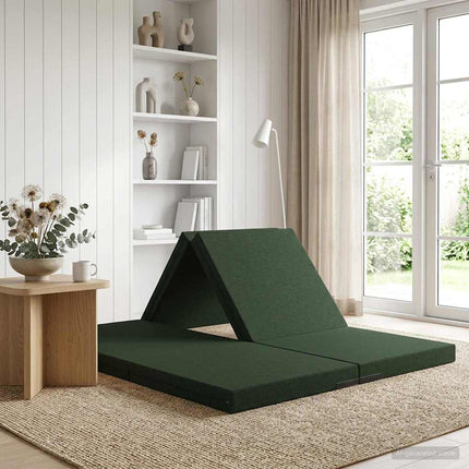 Samlebar Sofa Seng 140 x 67 x 45 cm Mørkegrøn