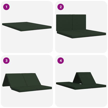 Samlebar Sofa Seng 140 x 67 x 45 cm Mørkegrøn
