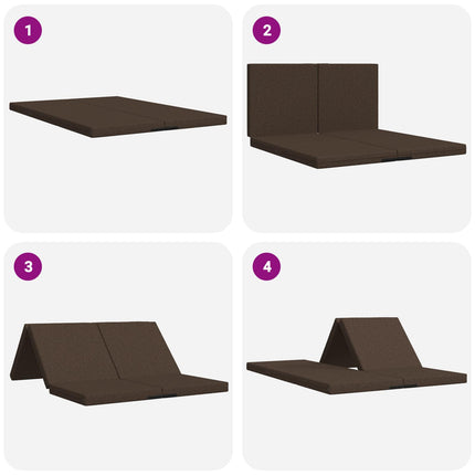 Samlebar Sofa Seng 140 x 67 x 45 cm Gråbrun
