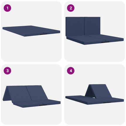 Samlebar Sofa Seng 140 x 67 x 45 cm Blå