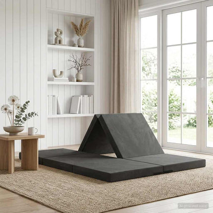 Samlebar Sofa Seng 140 x 67 x 45 cm Mørkegrå