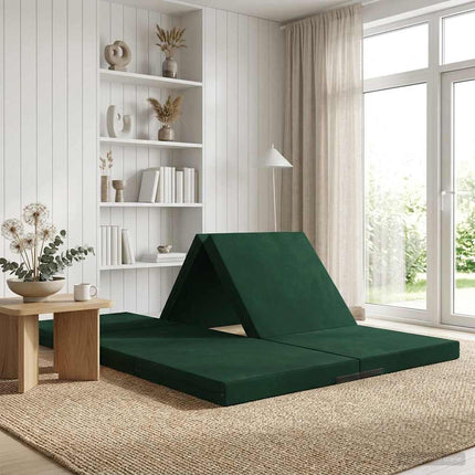 Samlebar Sofa Seng 140 x 67 x 45 cm Mørkegrøn