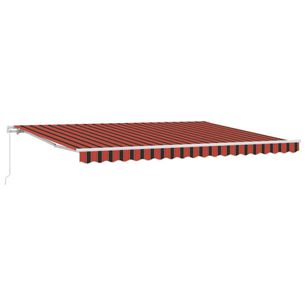 Udtrækkelig markise Orange og Brun 450 × 300 cm