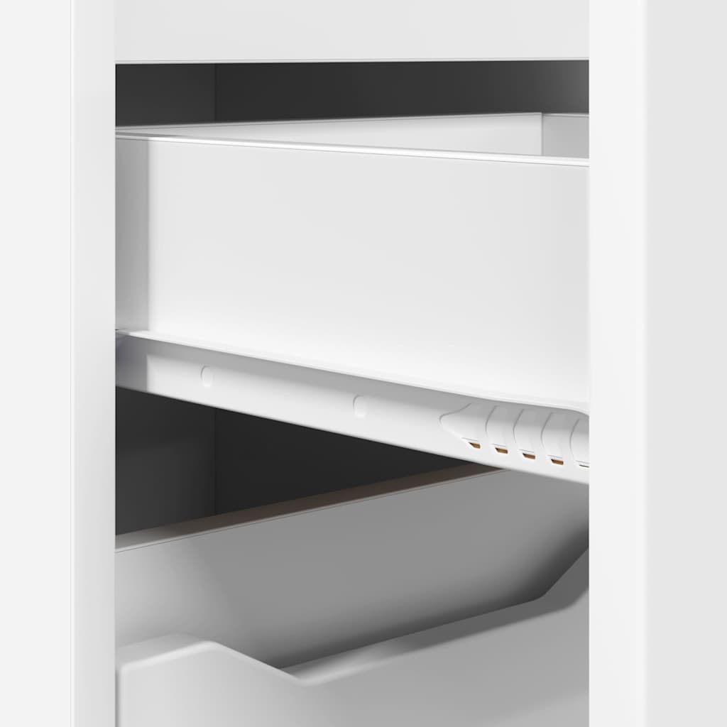 Badeværelsesskab Hvid 30,5 x 30 x 101 cm Konstrueret træ