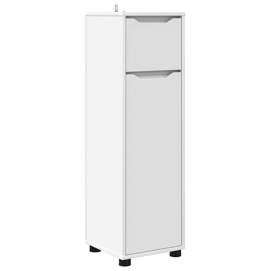 Badeværelsesskab Hvid 30,5 x 30 x 101 cm Konstrueret træ