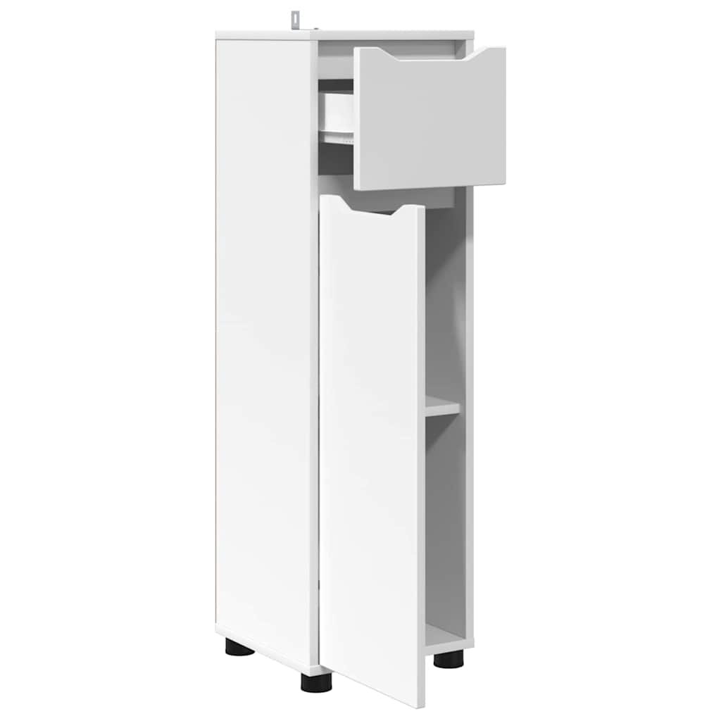 Badeværelsesskab Hvid 30,5 x 30 x 101 cm Konstrueret træ