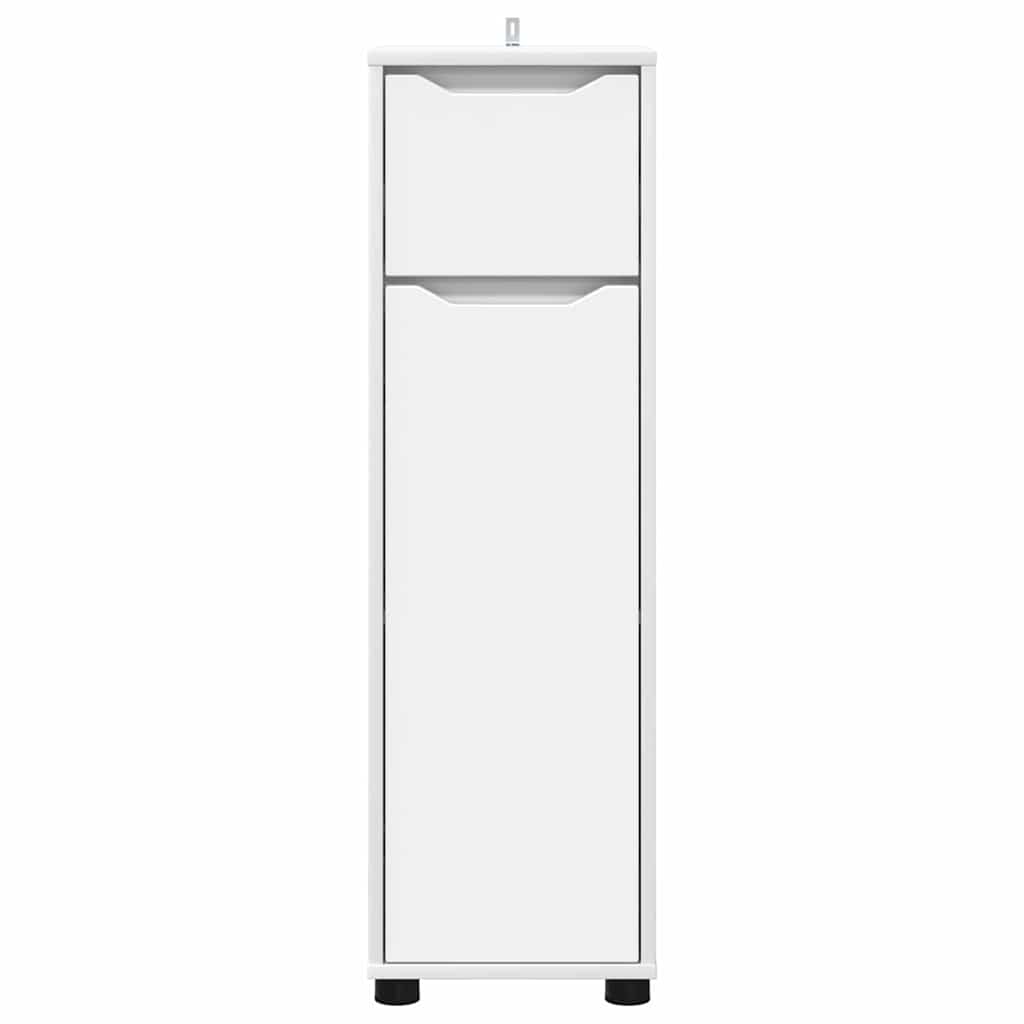 Badeværelsesskab Hvid 30,5 x 30 x 101 cm Konstrueret træ