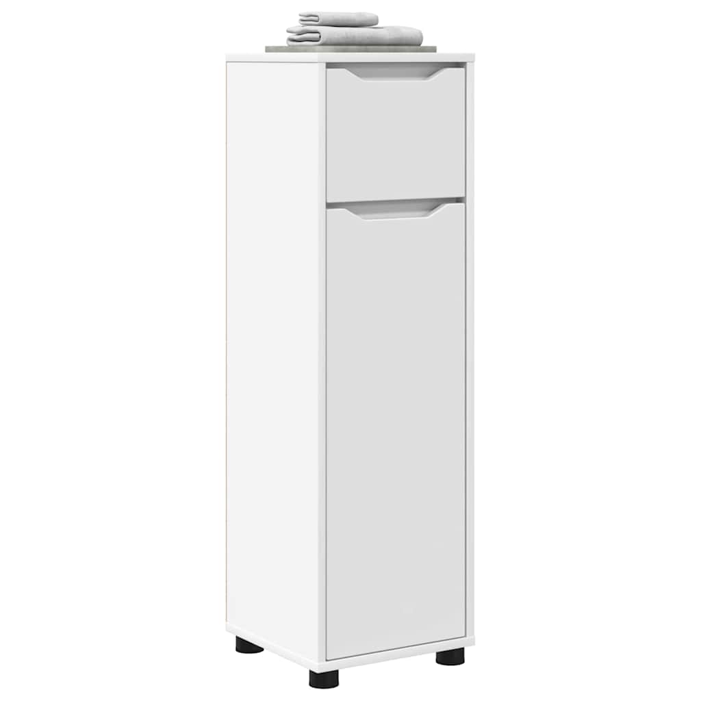 Badeværelsesskab Hvid 30,5 x 30 x 101 cm Konstrueret træ