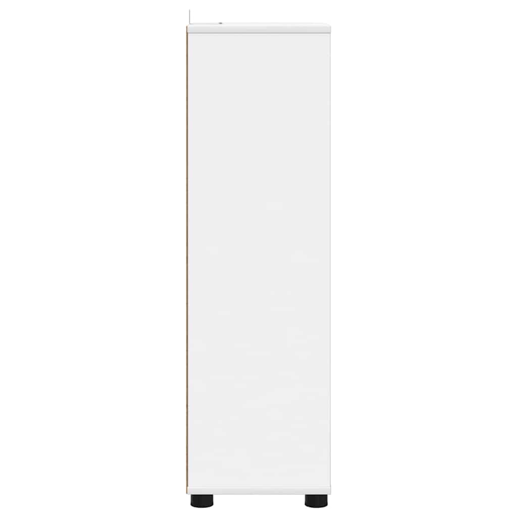 Badeværelsesskab Hvid 30,5 x 30 x 101 cm Konstrueret træ