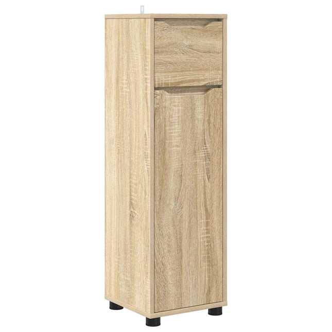Badeværelsesskab Sonoma eg 30,5 x 30 x 101 cm Konstrueret træ