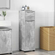 Badeværelsesskab Beton Grå 30,5 x 30 x 101 cm Konstrueret træ