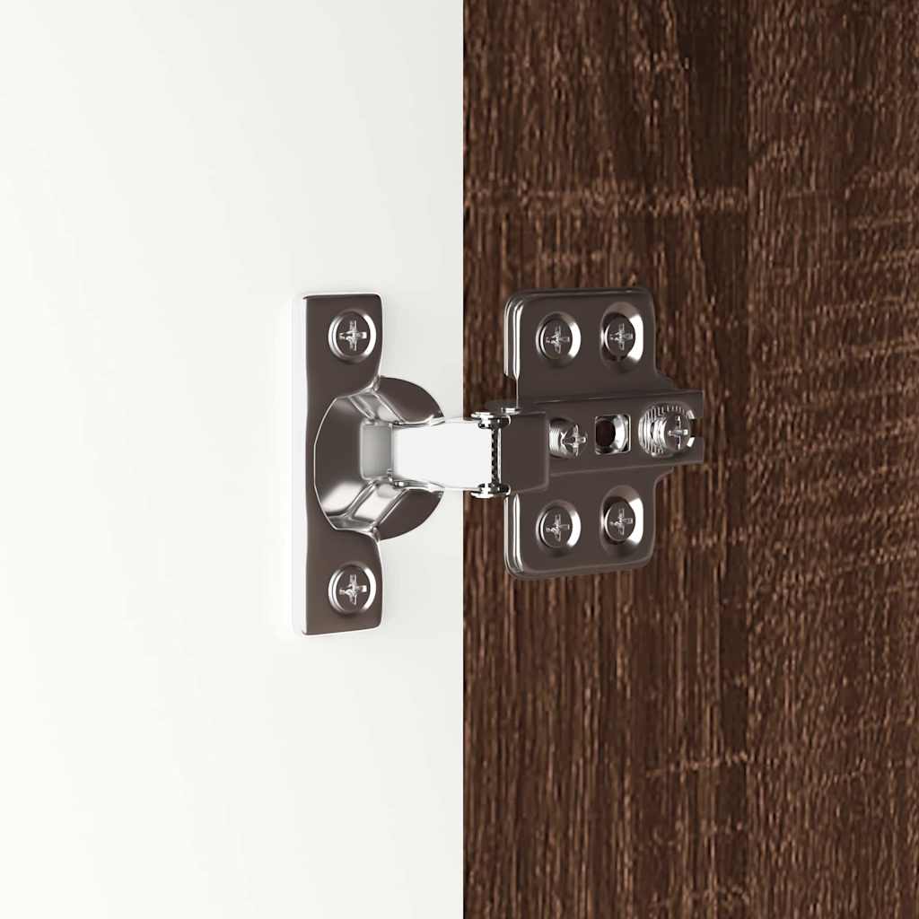 Badeværelsesskab Brun eg 30,5 x 30 x 101 cm Konstrueret træ