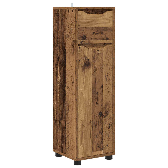 Badeværelsesskab Gammelt træ 30,5 x 30 x 101 cm Konstrueret træ