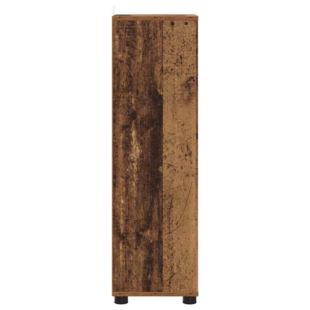 Badeværelsesskab Gammelt træ 30,5 x 30 x 101 cm Konstrueret træ