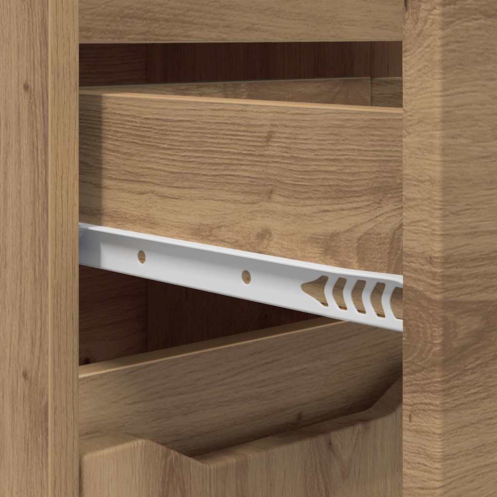 Badeværelsesskab med skuffe Artisan Egetræ 30,5 x 30 x 101 cm