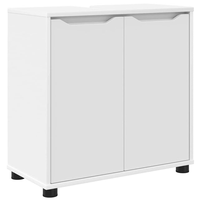 Badeværelse vaskeskab Hvid 60 x 30 x 60 cm Konstrueret træ