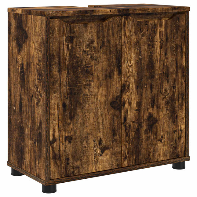 Badeværelse vaskeskab Røget eg 60 x 30 x 60 cm Konstrueret træ