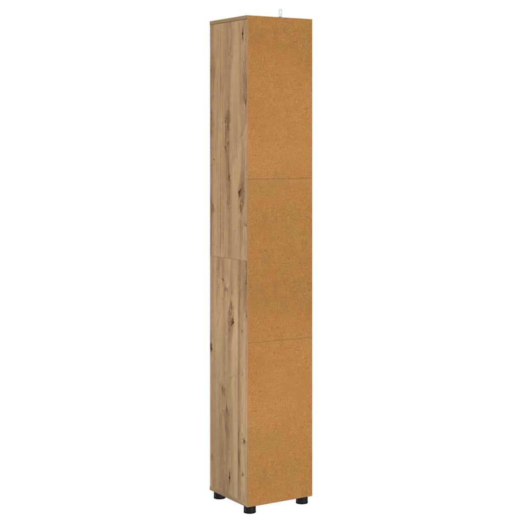 Badeværelsesskab med hylde Artisan Egetræ 30,5 x 30 x 195 cm